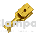 Накінечник- конектор плоский без ізоляції"мама-папа" FMBC RE11887 (0.75-2.5/6,3) мм²  (087386)