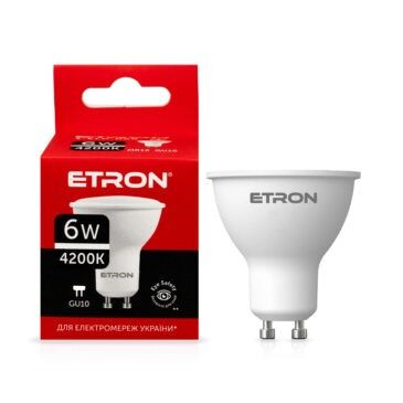 Лампа ETRON LED MR16  6W 4200K GU10  Light Power (1-ELP-068/1-ELP-848)