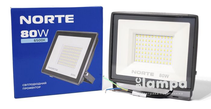 Прожектор ETRON NORTE LED  80W 6500K  (1-NSP-1208)