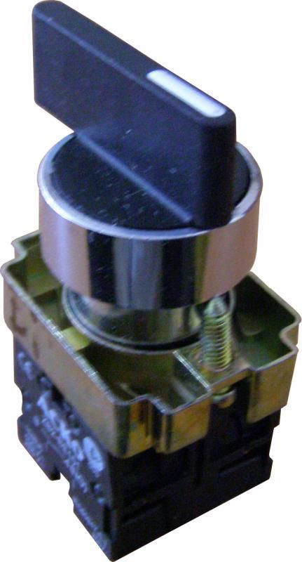 Кнопка АСКО XB2-BJ33 повор 3-х поз. удлин ручка "NO/NO Start-Stop-Start" Ø22 (0140010007) p0810136