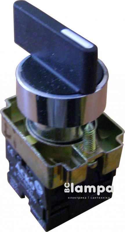 Кнопка АСКО XB2-BJ33 повор 3-х поз. удлин ручка "NO/NO Start-Stop-Start" Ø22 (0140010007) p0810136