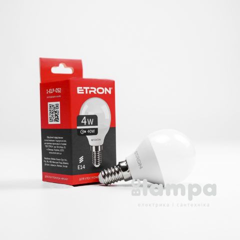 Лампа ETRON LED G45  4W 4200K E14 Light Power (1-ELP-052)