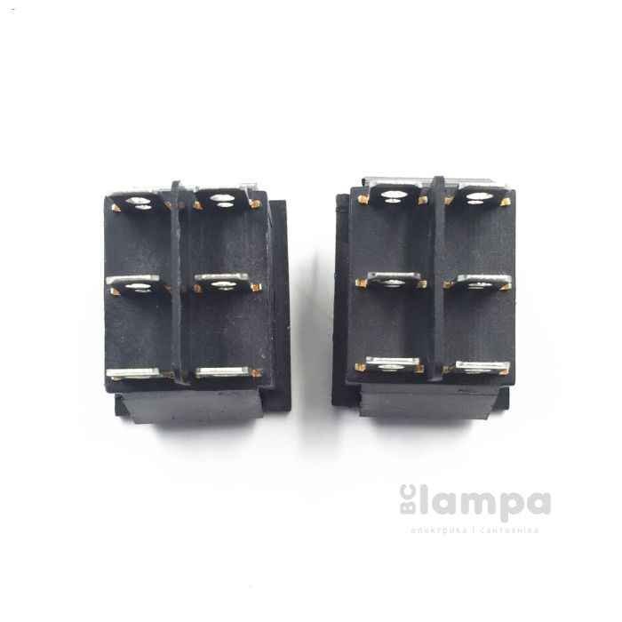 Перемикач клавішний КП - 45и 30А/220W червоний (505477)
