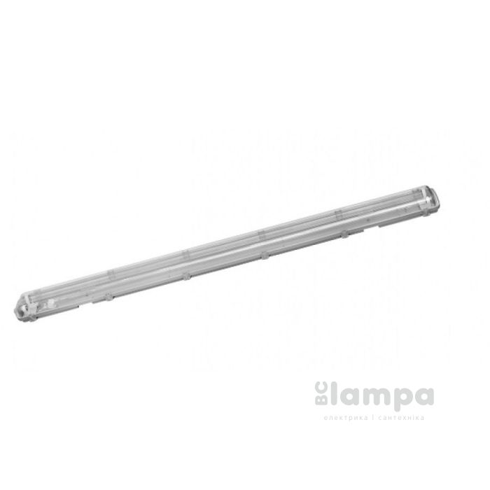 Світильник корпус для LED ламп T8 2*1200mm G13 IP65 (90008939/90017901)