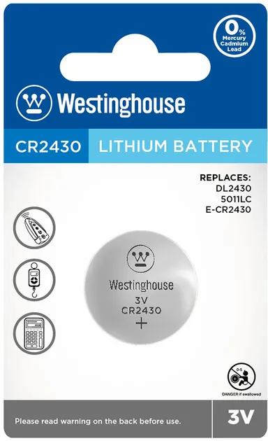 Батарейка CR2430 WESTINGHOUSE