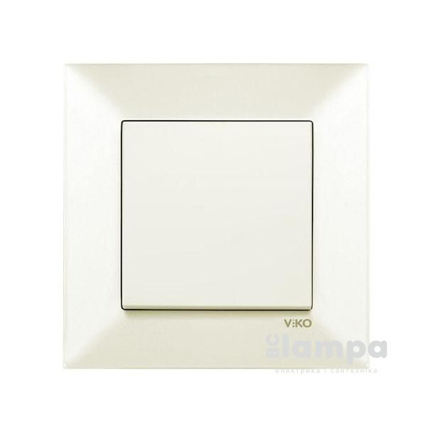 Вмикач Крем 1кл Viko Meridian (90970201)