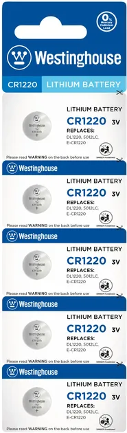 Батарейка CR1220 WESTINGHOUSE