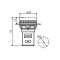 Арматура светосигнальная AD22-22DS желтая 12V  plastic (0140030161)