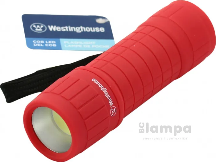 Фонарик WESTINGHOUSE  3W COB LED WF87 + 3*AAA LR03  в комплекті червоний (WF87-3R03PD16 red)