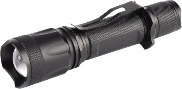 Ліхтар QUANTUM ручний Techno 10W LED з USB+ Li-ion 18650/1500mAh (QM-FL1010-18650/1500-PB)