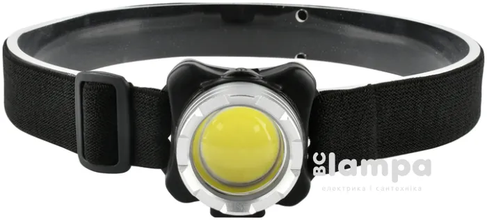 Ліхтар QUANTUM налобний акумуляторний Lacky LED COB+micro USB кабель в комплекті (QM-FL4010)