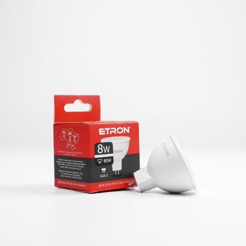 Лампа ETRON LED MR16  8W 4200K GU5.3 Light Power (1-ELP-066/1-ELP-850)