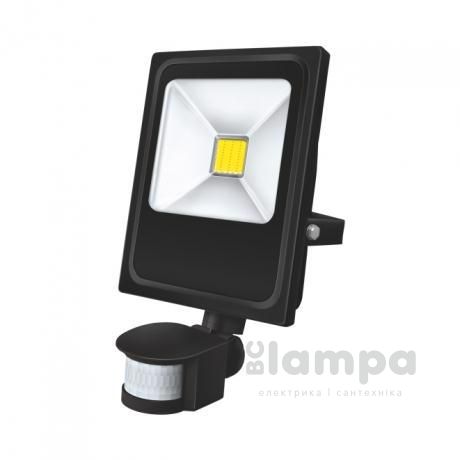 Прожектор NEOMAX LED  10W 6000K IP65 220V SLIM з сенсором (NXS10S)