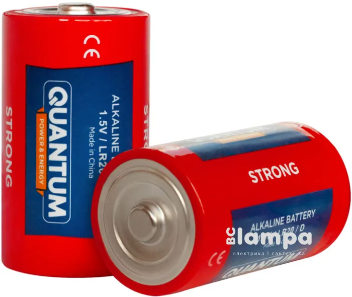 Батарейка QUANTUM HARD сольова D/R20 (R20P/122025) - ціна за1шт.