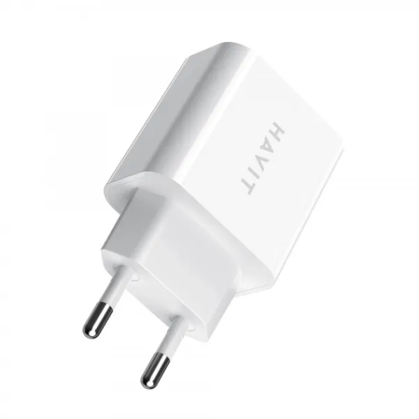 Зарядний пристрій HAVIT HV-UCP007 20W USB+Type-C White (27598)