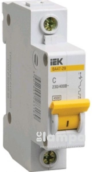 Автоматичний вимикач IEK BA47- 29 1P 40А С