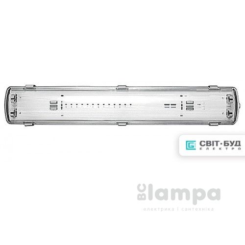 Светильник корпус для LED ламп T8 2*600mm G13 IP65 LEBRON (38-00-52)