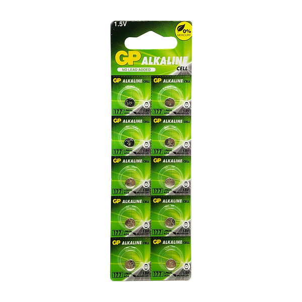 Батарейка AG04  GP Silver Oxide 1.55V (377F,V377,SR626SW,SR66)