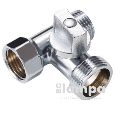Кран прохідний 1/2*3/4*1/2 ZEGOR FZ55 (3313)