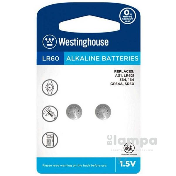 Батарейка AG09 WESTINGHOUSE (LR45)