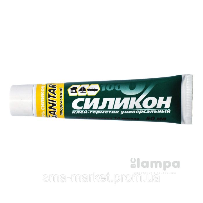 Силикон Sanitar белый (50мл) (1262)