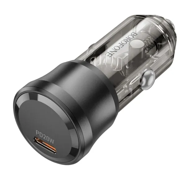 Зарядний пристрій BOROFONE BZ24 20W Black автомобільний