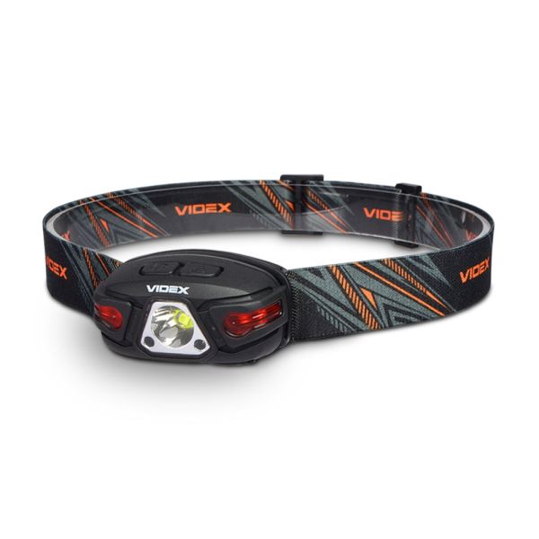 Фонарик налобний VIDEX  330Lm 5000K (VLF-H015/26563)