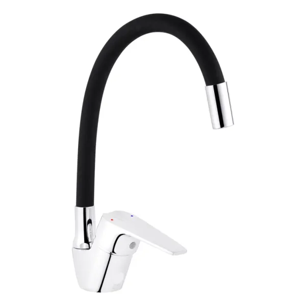 Змішувач KRONER кухня Odra-C032BLK (CV021167)