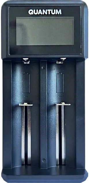 Зарядний пристрій Quantum QM-BC4120 універсальний 2-slot (USB) PK-дисплей