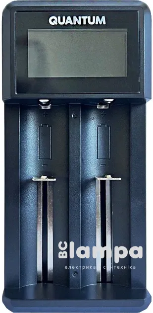 Зарядний пристрій Quantum QM-BC4120 універсальний 2-slot (USB) PK-дисплей