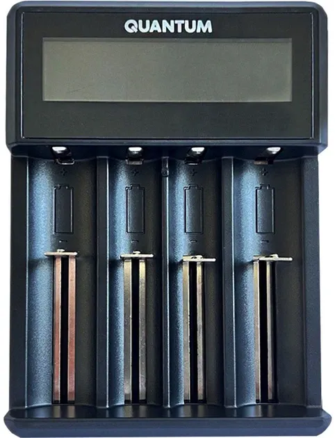 Зарядний пристрій Quantum QM-BC4140 універсальний 4-slot (USB) PK-дисплей