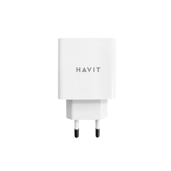 Зарядний пристрій HAVIT HV-UC1015 18W 3.1A QC3.0 USB White (27187)