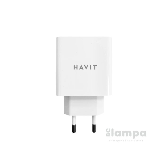 Зарядний пристрій HAVIT HV-UC1015 18W 3.1A QC3.0 USB White (27187)