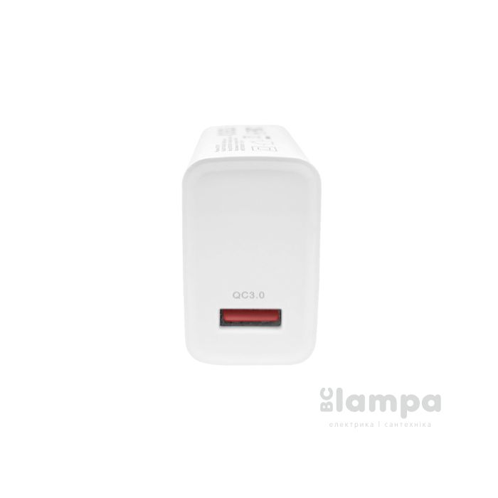 Зарядний пристрій HAVIT HV-UC1015 18W 3.1A QC3.0 USB White (27187)