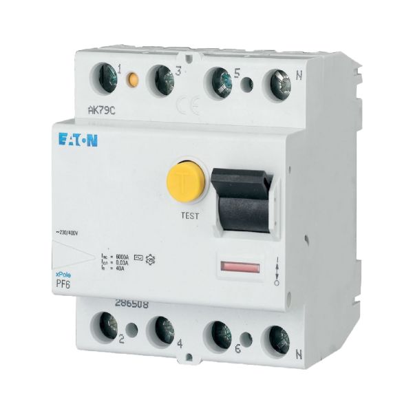 ПЗВ, реле диференційного струму Eaton PF6 - 4/63/0,03 "Moeller"