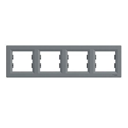 Schneider Electric Asfora сталь рамка горизонтальна 4 - на (ЕРН5800462)