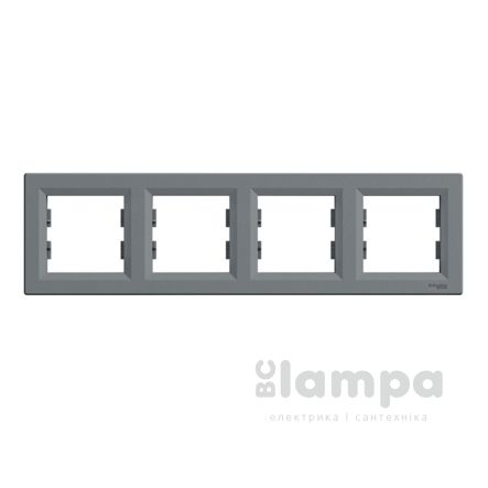 Schneider Electric Asfora сталь рамка горизонтальна 4 - на (ЕРН5800462)