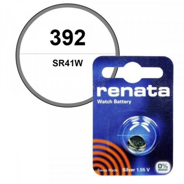 Батарейка AG03  RENATA R392/SR41W