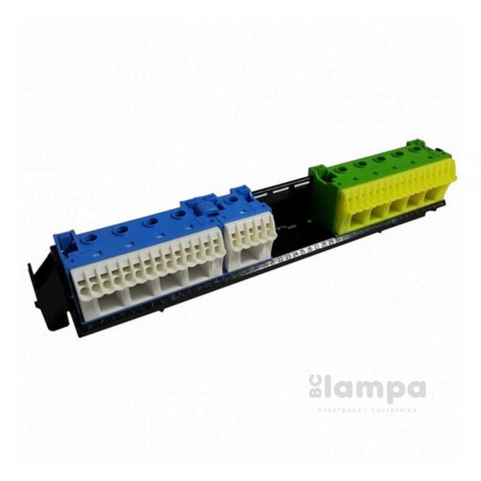 Hager Volta утримувач з клемами PE/N: 19xN+17xPE / 5xN+5xPE (VZ463)