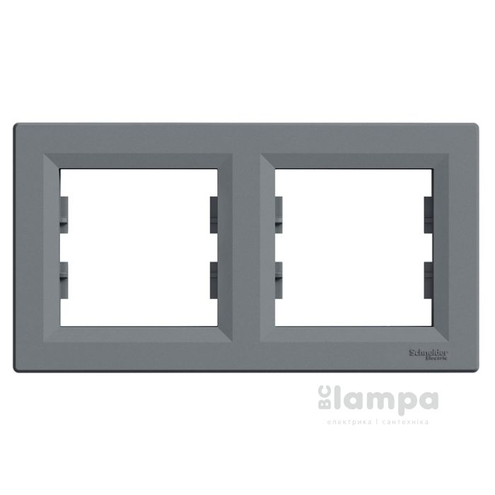 Schneider Electric Asfora сталь рамка горизонтальна 2 - на (ЕРН5800262)
