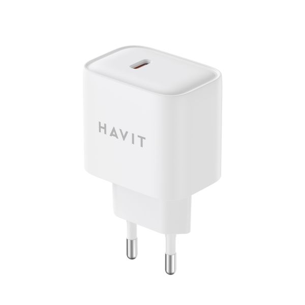 Зарядний пристрій HAVIT HV-UCY002 20W USB-C White (28122)