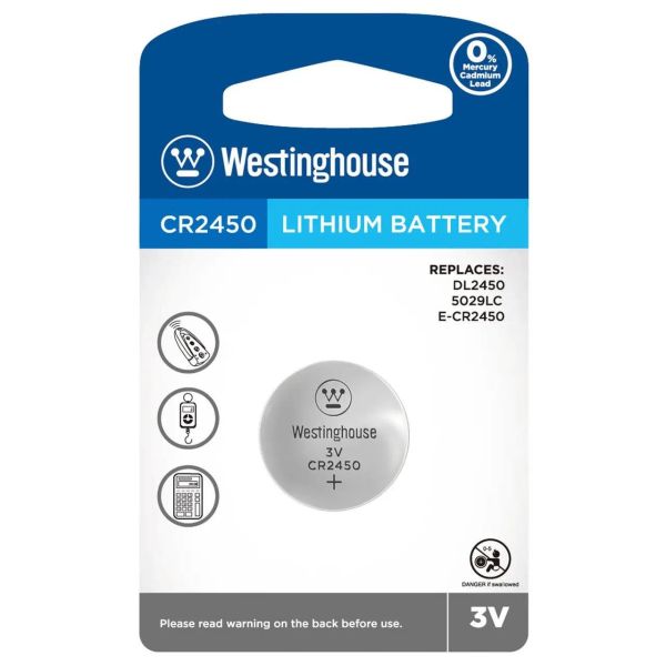 Батарейка CR2450  WESTINGHOUSE