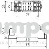 Колодка під реле МY3 PYF11A (А0090020004/i.pif.11a)