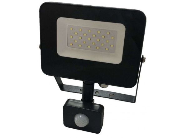 Прожектор LEBRON LED  50W 6500K IP65 4000Lm 230V датчик руху (17-12-50)