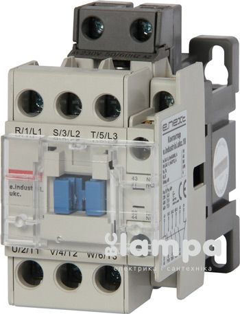 Контактор e.industrial.ukc. 9.230, 9А, 230В, 1no+1nc (i.0090069)