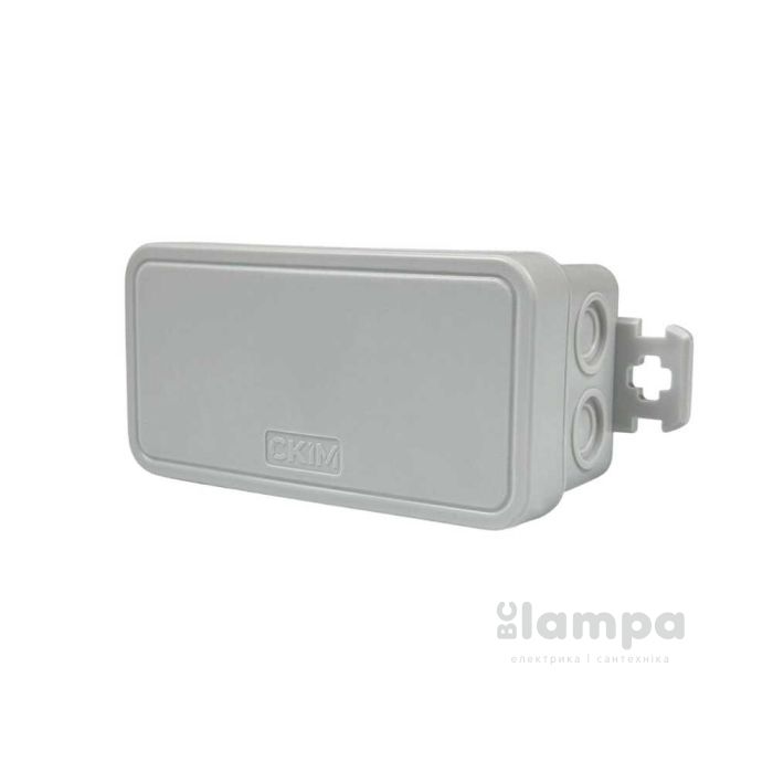 Розподільна коробка зовнішня  85*43*39 мм СКІМ сіра IP44 (К45)