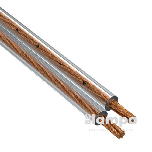 ШВП 2 х 2,5 mm²  Провід акустичний прозорий Loudspeaker Cable Hi-Fi