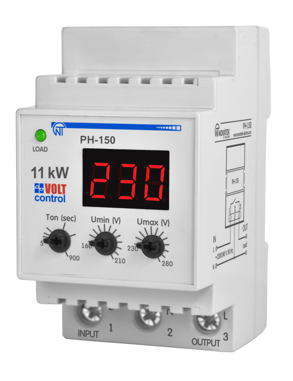 Реле напруги НОВАТЕК-ЕЛЕКТРО  50A PH-150