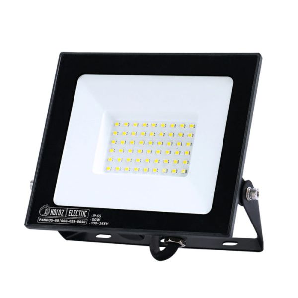Прожектор HOROZ PARDUS-50 LED 50W 6400K IP65 4500lm 100-265V чорний (068-028-0050-010)