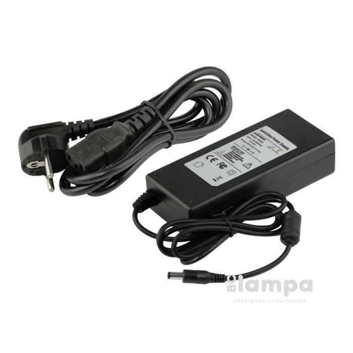 Трансформатор электр. для LED ленты plastik ±12V/ 60W(5.0А)+ шнур 1,4м 115*60*38 IP20 (1013430)
